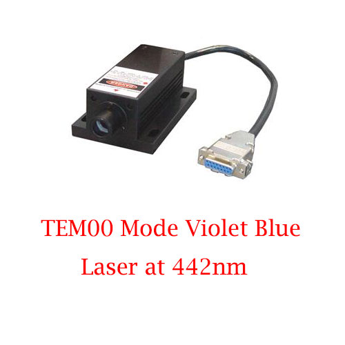 操作簡単低コスト 442nm TEM00モード紫色青色レーザー 1~15mW